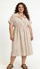 Picture of PLUS SIZE LIGHT EMDROIDERED DRESS